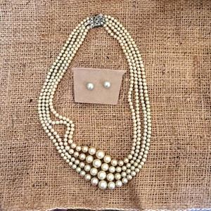 Layered beaded necklace